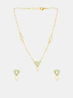 Ruby Raang Ruhani Pearl Necklace And Earrings Set - Distacart