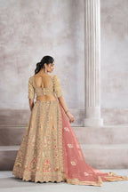 Kesar Fab Light-Baby-Pink Banarasi Silk Hand_Woven Lehenga