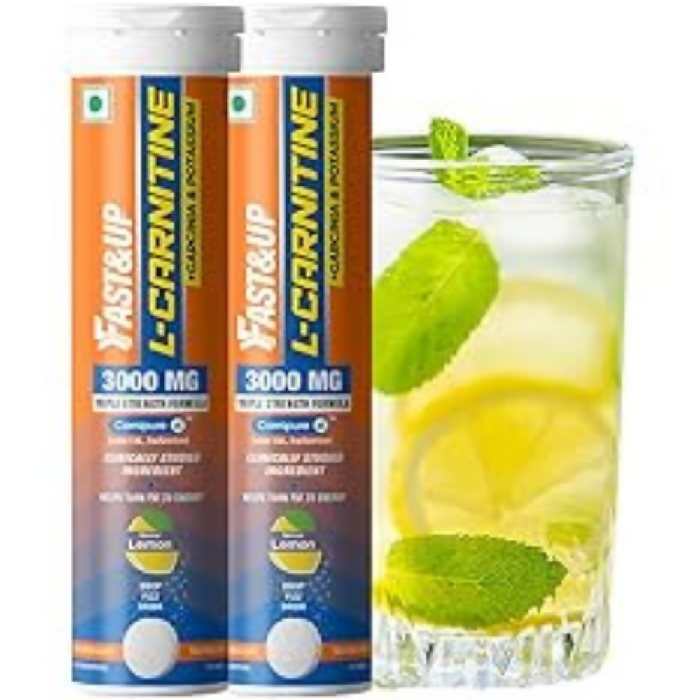 Fast&Up L Carnitine Tartrate 3000mg Effervescent Tablets - Lemon Flavour