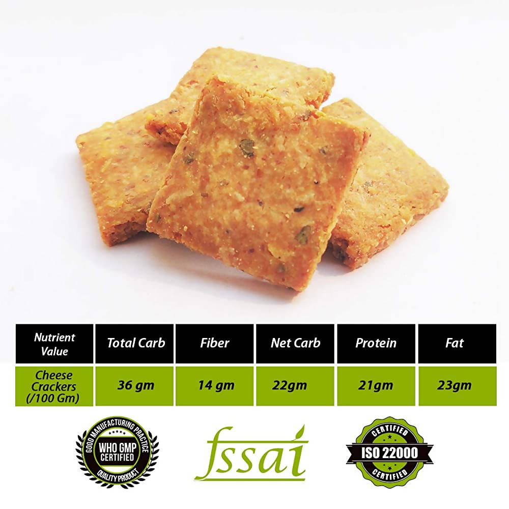NutroActive Keto Cheese Crackers