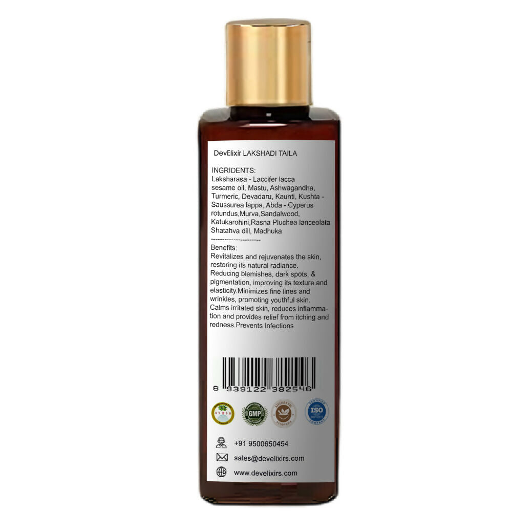 DevElixir Lakshadi Ayurvedic Baby Massage Oil