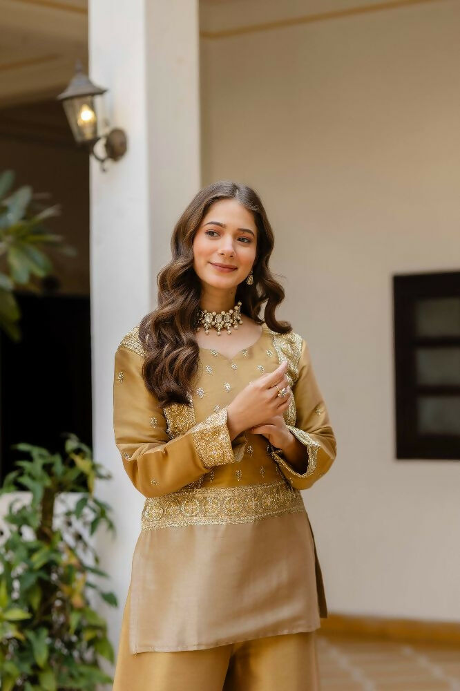 Teeya Creation Multi Color Pure Banarasi Viscose Party War Trending Salwar suit - Distacart