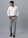 Ramraj Cotton Mens Full Sleeve Formal 100 % Cotton White Shirt