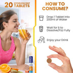 Dr Trust Vitamin C Effervescent Tablets - Orange Flavor - Distacart