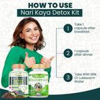 Divya Shree Nari Kaya Detox Capsule and Shatavari Capsule Combo - Distacart