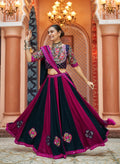 AI Fashion Multi Color Viscose Rayon Designer Navratri Lehenga Choli Collection