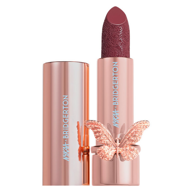 Nykaa Cosmetics X Bridgerton Creamy Matte Longwear Lipstick - Full Bloom