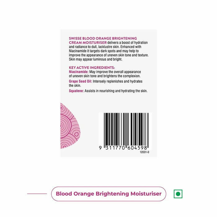 Swisse Blood Orange Brightening Cream Moisturiser