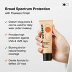 Cureskin Mineral Sunscreen Matte Finish Tinted SPF 50 PA++++