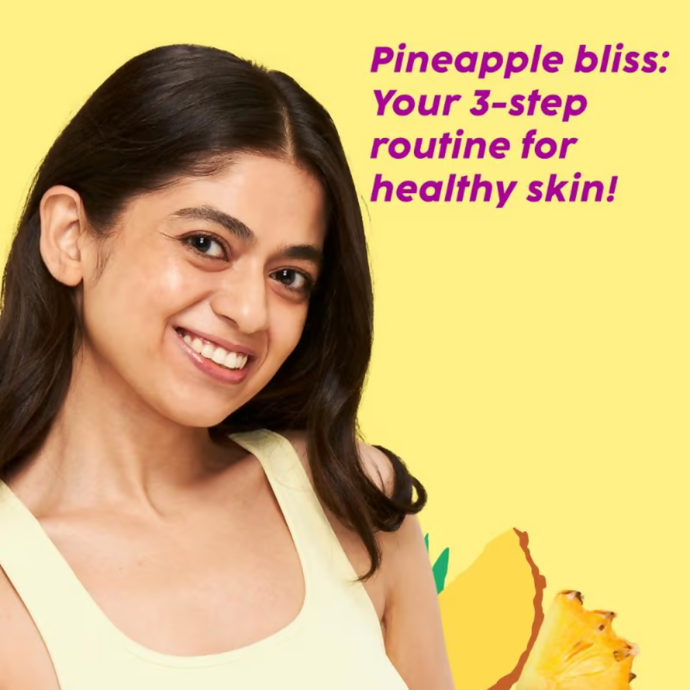 PLIX The Plant Fix Pineapple Depigmentation Regime With Toner, Cleanser & Moisturizer