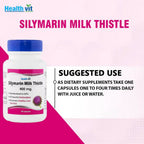 Healthvit Silymarin Milk Thistle Capsules - Distacart