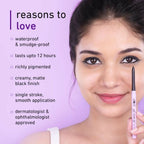 Plum Eye-swear-by Kohl Kajal - Deep Black