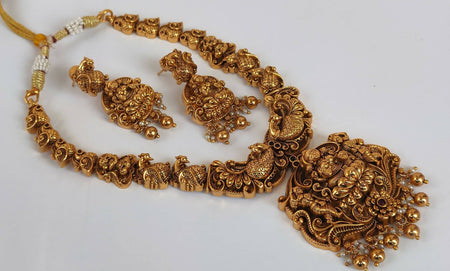 Lakshmi Temple Bridal Necklace Set