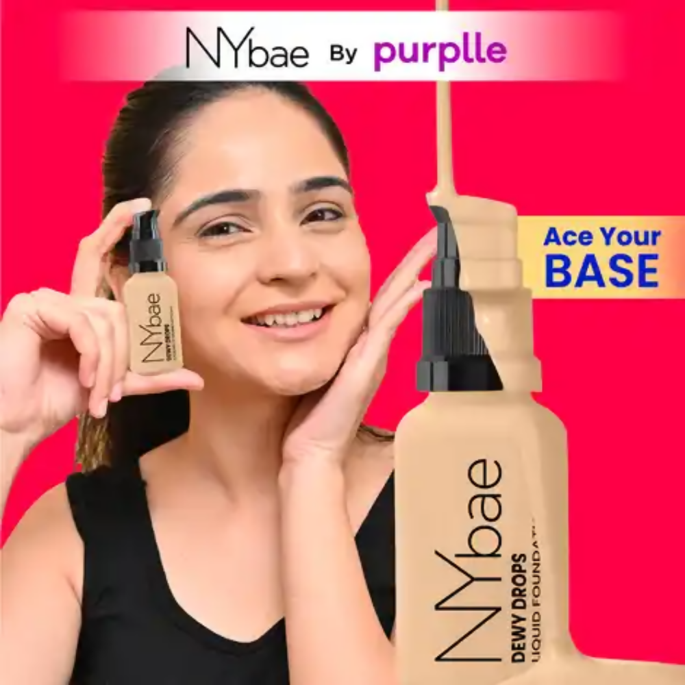 NY Bae Dewy Drops Foundation - White Coffee 08