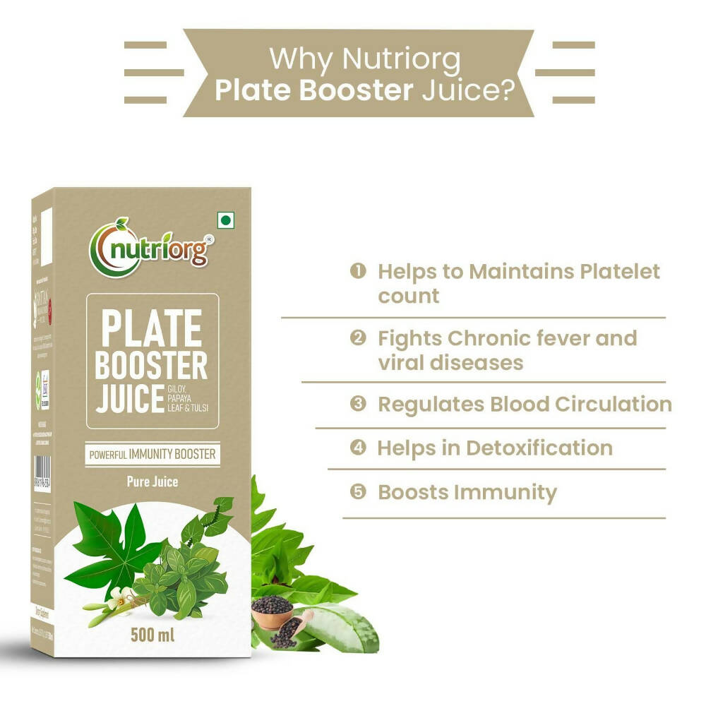 Nutriorg Plate Booster Juice - Distacart