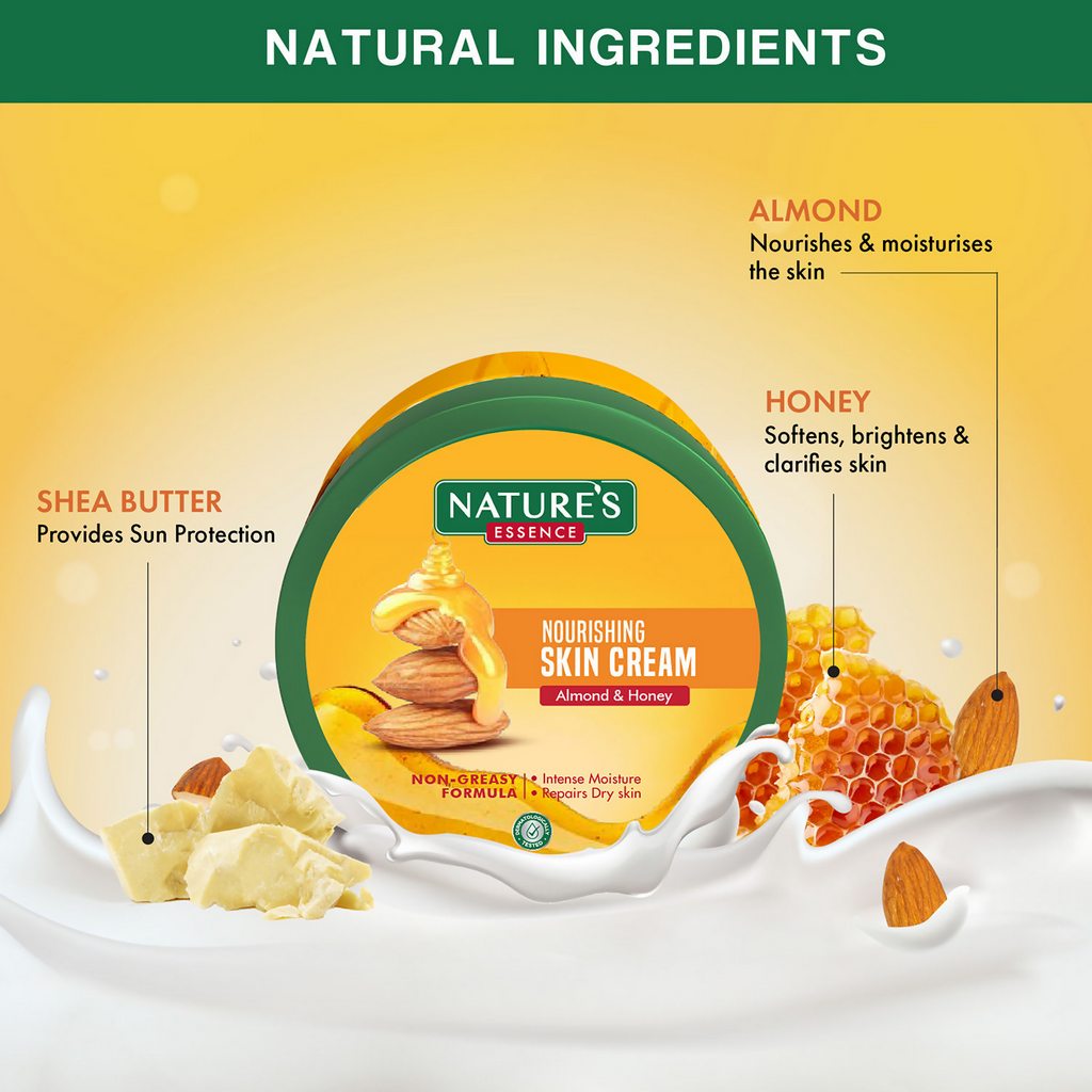 Nature's Essence Nourishing Skin Cream With Almond & Honey - Distacart