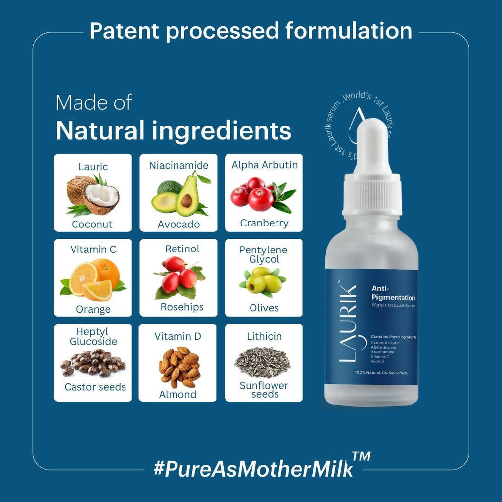 Laurik Skin Vitamins + Anti-Pigmentation Serum For Men