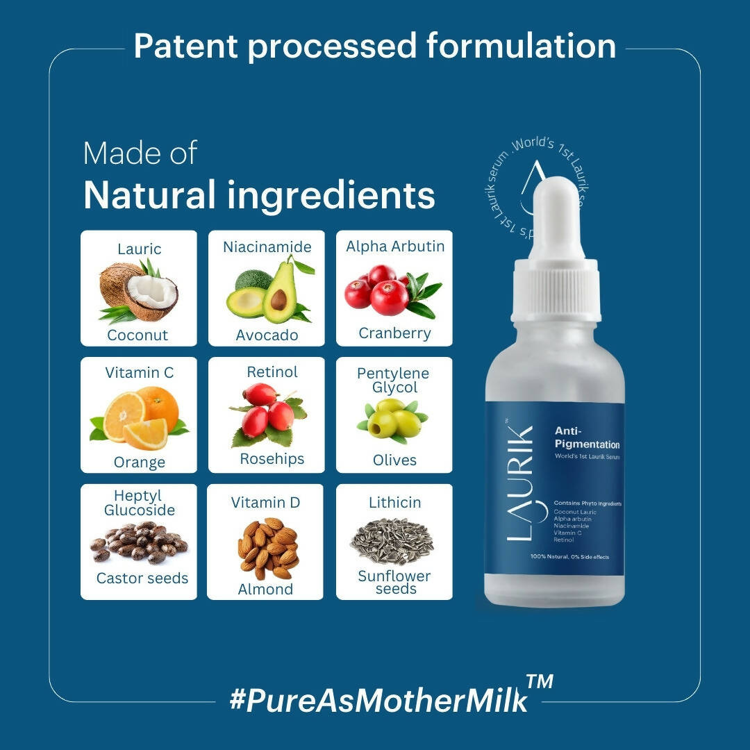 Laurik Skin Vitamins + Anti-Pigmentation Serum For Men