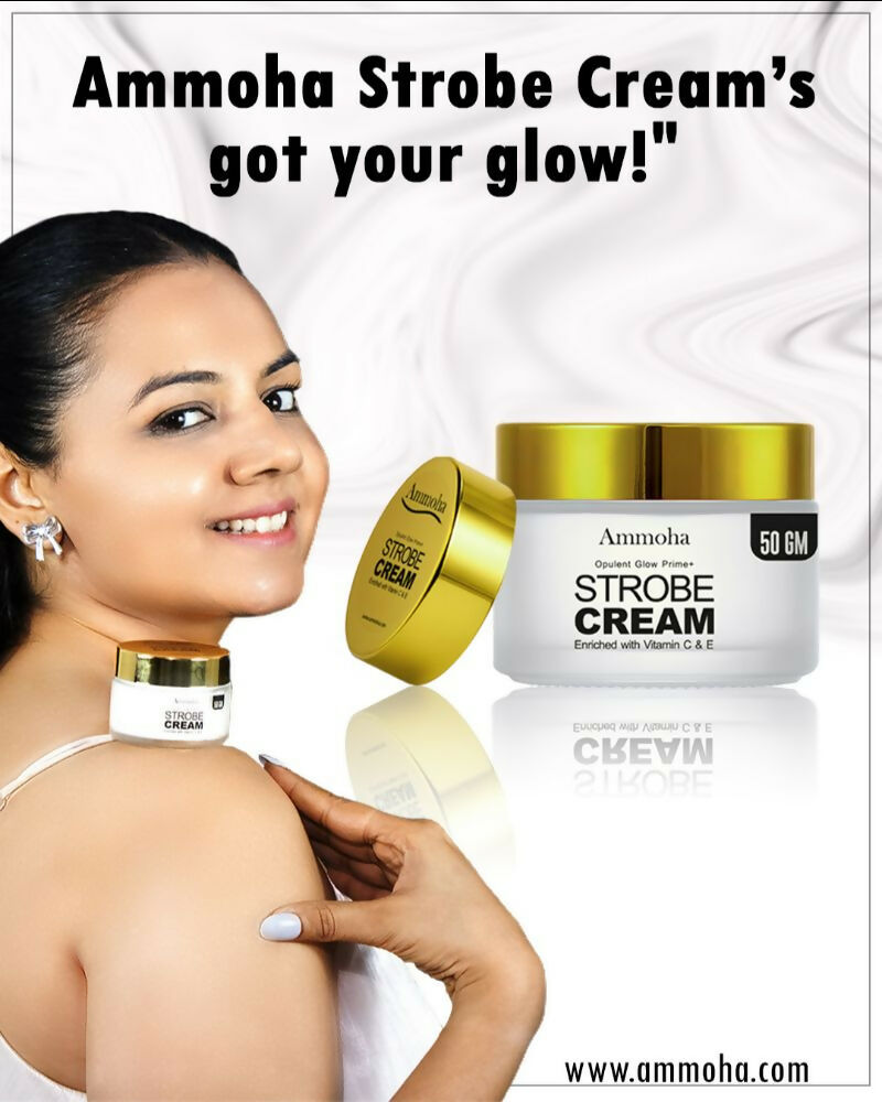 Ammoha Cosmetics Opulent Glow Illuminating Strobe Cream with Vitamin C