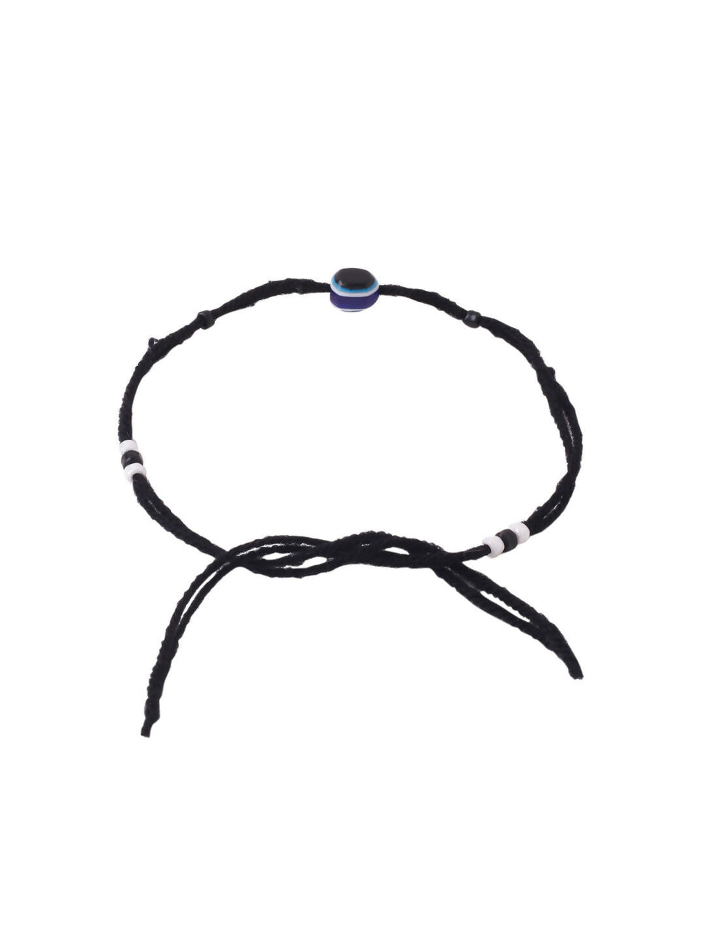 NVR Women & Men Set of 2 Black Evil Eye Rakhi With Roli Chawal - Distacart