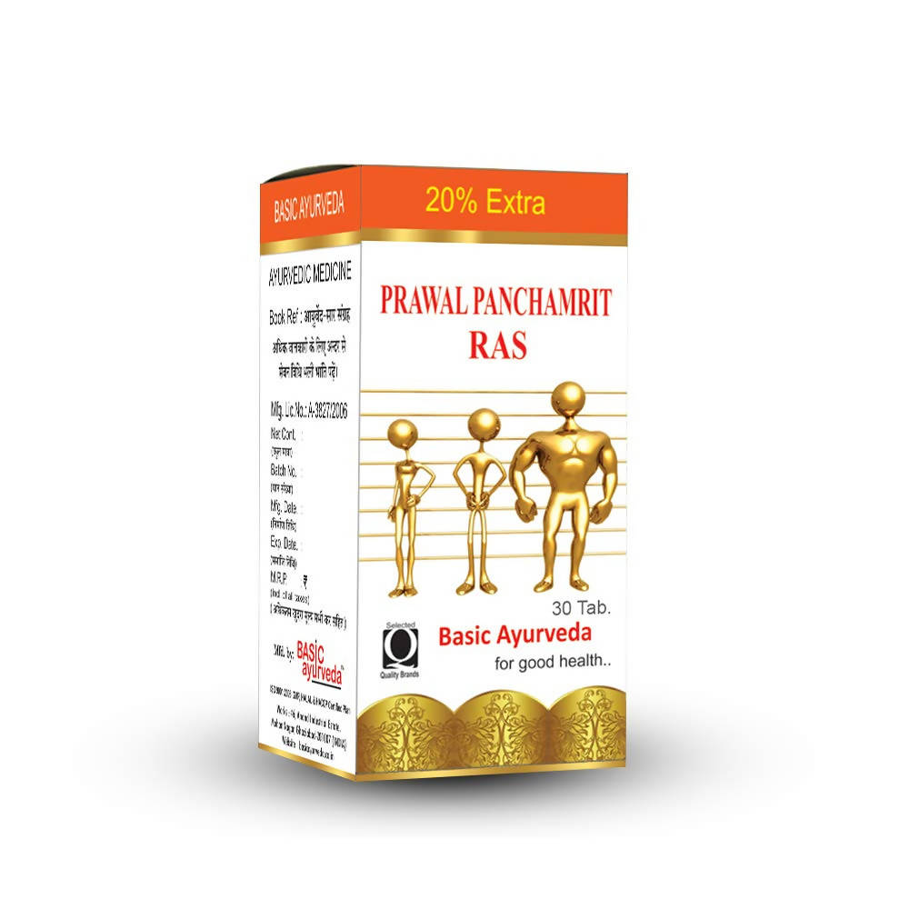 Basic Ayurveda Prawal Panchamrit Ras Tablet Online