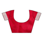 Vamika Banarasi Jacquard Weaving Red Blouse