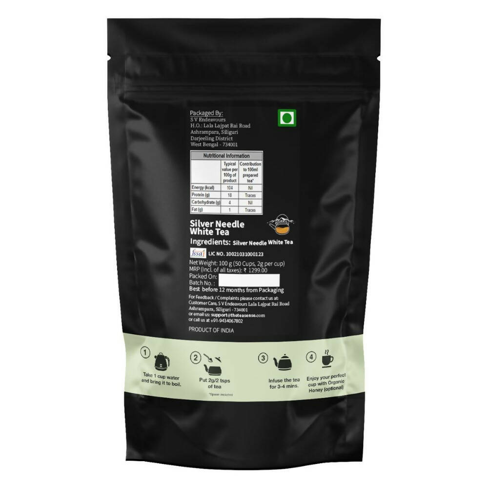 Tea Sense Silver Needle White Tea - Distacart