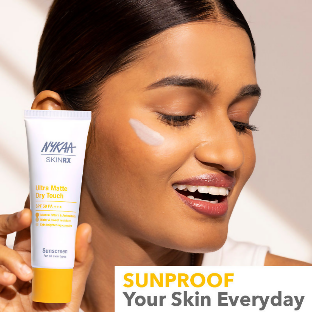 Nykaa SkinRX Ultra Matte Dry Touch Sunscreen SPF 50 PA +++