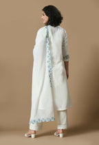 Joban Fashion White Cotton Kurta Set