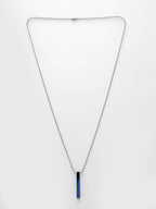 NVR Men Blue Plated Geomatric Pendent With Chain
