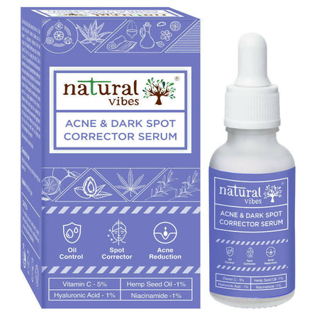 Natural Vibes Acne & Dark Spot Corrector Face Serum