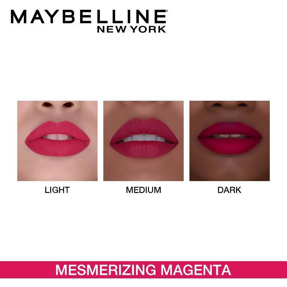 Maybelline New York Color Sensational Creamy Matte Lipstick / 680 Mesmerizing Magenta - Distacart