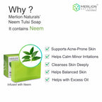 Merlion Naturals Neem and Tulsi Glycerine Soap