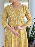 The52 Women's Beautiful Rayon Fabric Printed Work A-Line Kurta Pant and Dupatta Set - Distacart