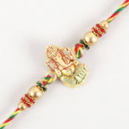 Authentic Design Ganesha Rakhi & Cashew Jar - Distacart