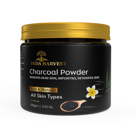 Veda Harvest Natural Activated Charcoal Powder