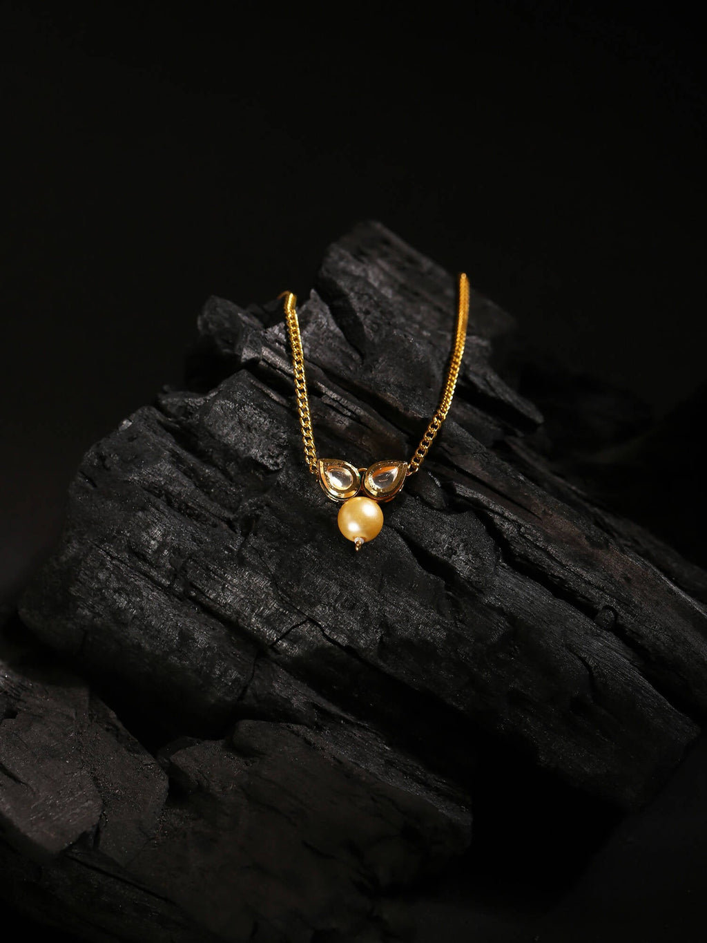 Women's Gold-Plated Necklace - Ruby Raang - Distacart