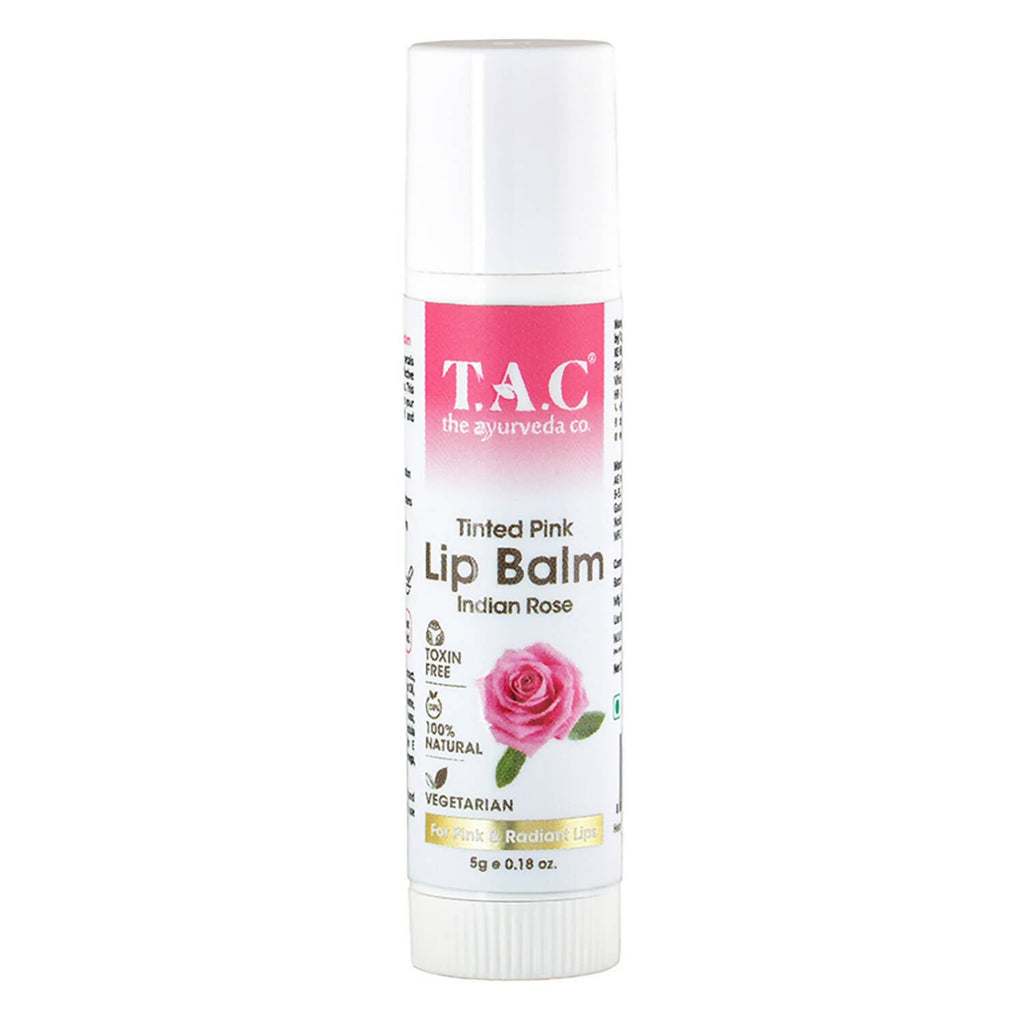 TAC - The Ayurveda Co. Tinted Indian Rose Vegan Lip Balm