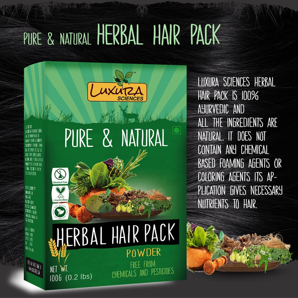 Luxura Sciences Natural Hair Pack For Dry Hair
