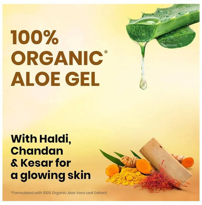 Boroplus 100% Organic Aloe Vera Gel Haldi Chandan Kesar - Distacart