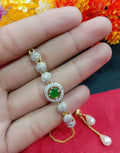 Rhodium-Plated Alloy American Diamond Studded Designer Bracelets - The Pari - Distacart