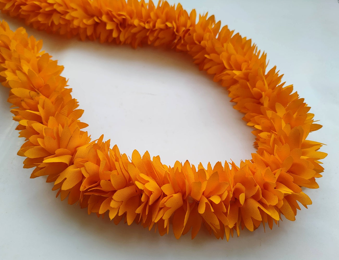 Yellow fabric Reusable Garland