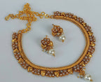 White Agate necklace Set