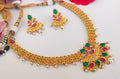 Ruby Emeralds Gold Plated Bridal Jewelry - Distacart