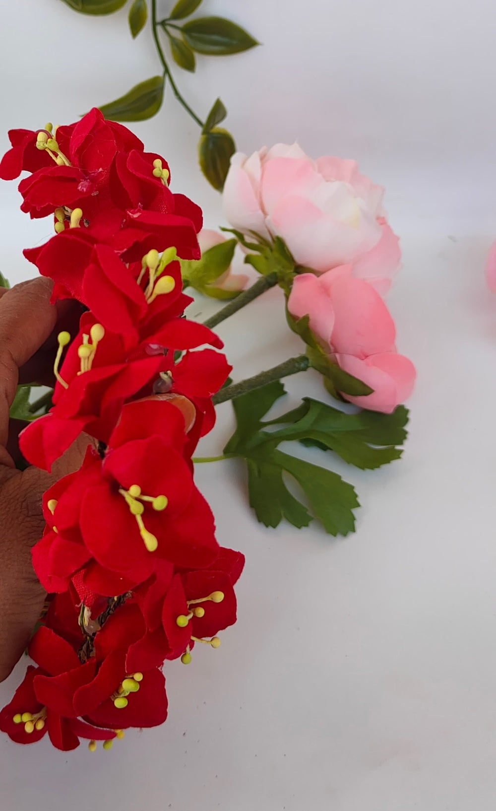 Red Flower Hair Accessories - Distacart