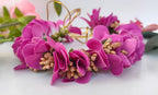Arificial Purple Orchids Flower Gajra - Distacart