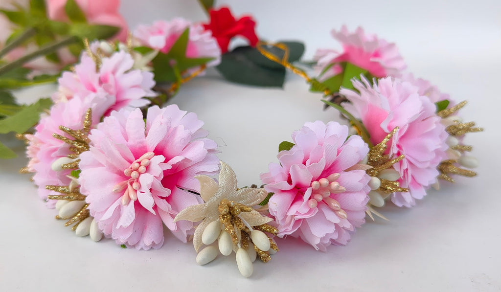 Baby Pink Bridal Hair Accessories - Distacart