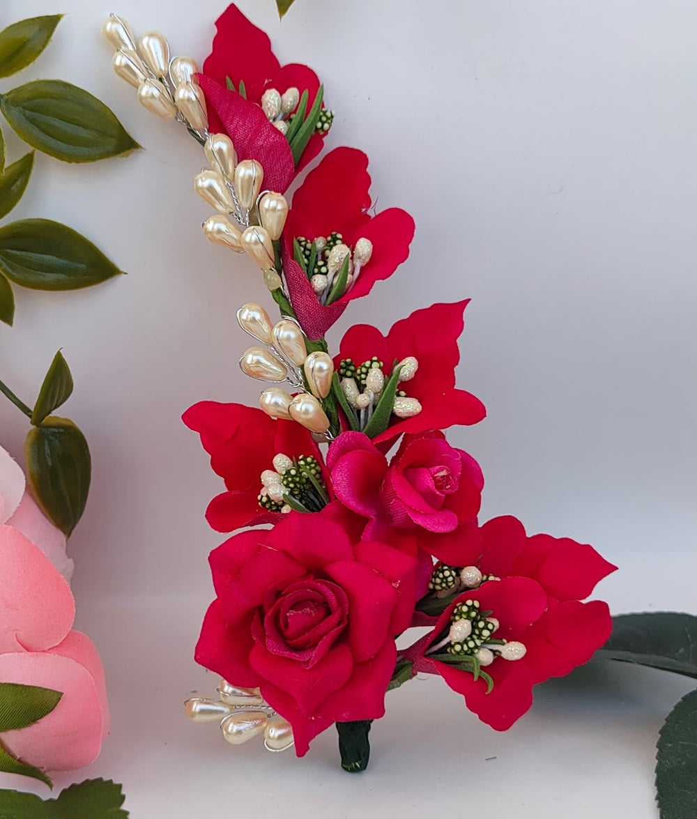 Pink Flower Brooch