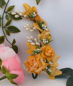 Gold Flower Brooch