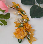 Gold Flower Brooch